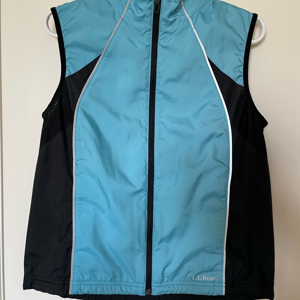 L.L. Bean Blue and Black Visibility Vest